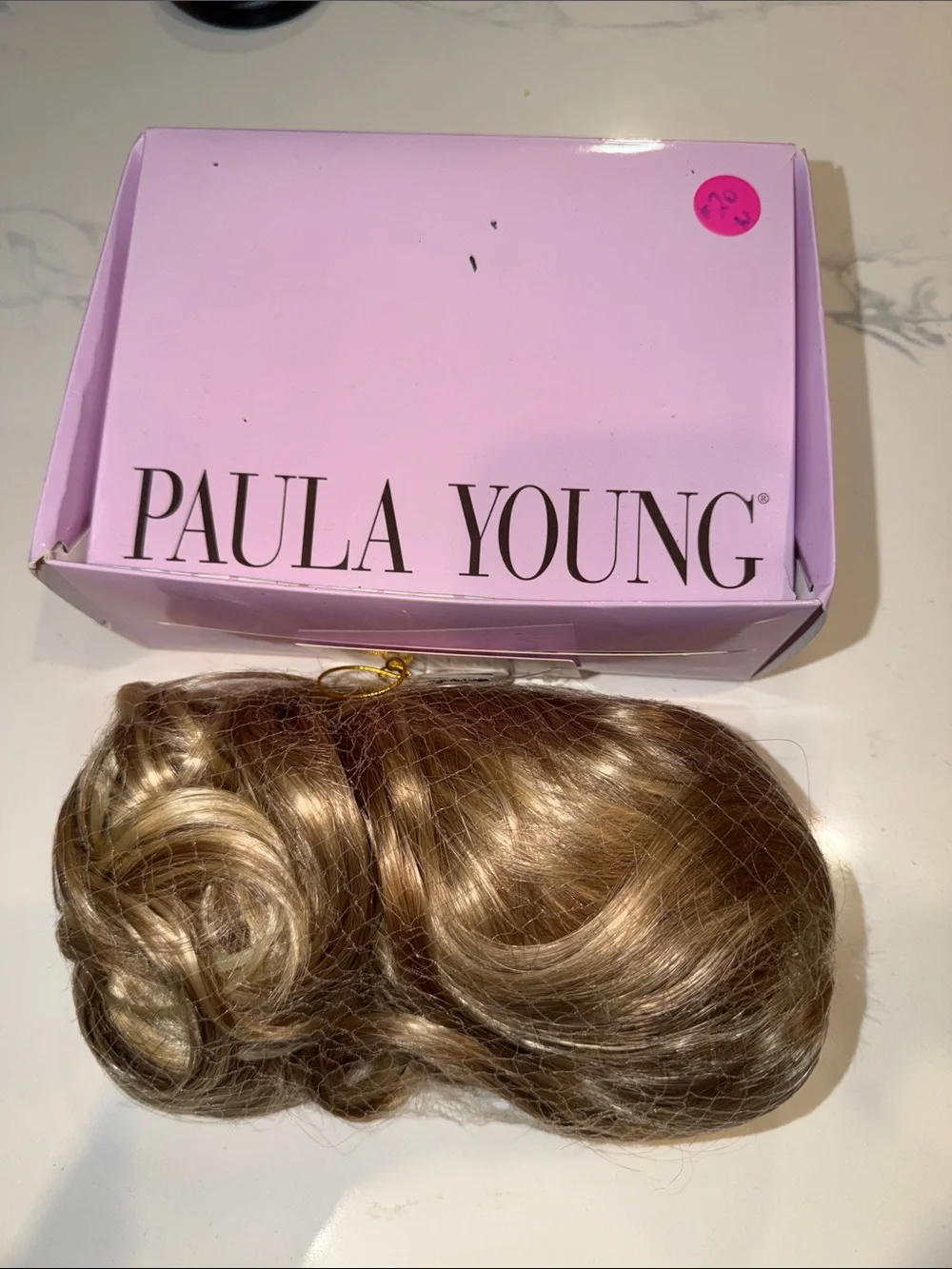 Paula Young Synthetic Hair Bun - Light Golden Brown